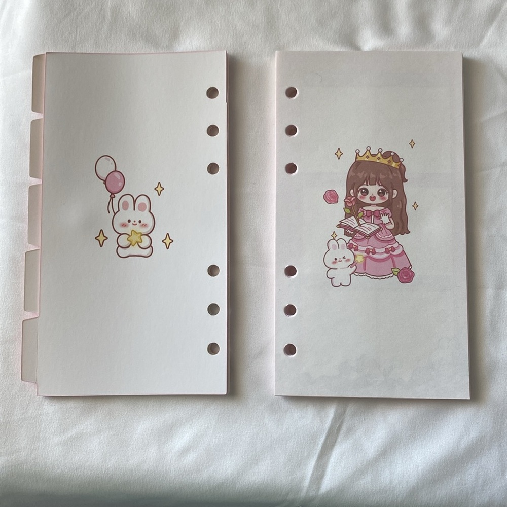 A6 Planner Kawaii Princess Pink - Picture 3 of 12